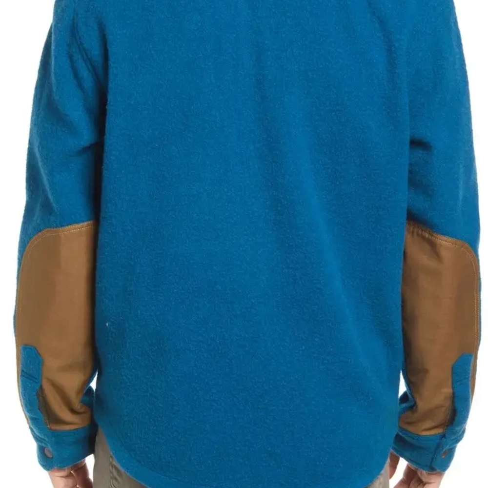 LL Bean x Todd Snyder Twilight Blue Jacket with Brown Accents